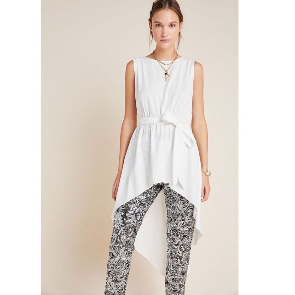 NWR Sachin & Babi Solana Draped Tunic Blouse XS